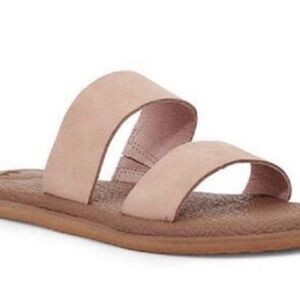 Sanyo Women's Pink yoga mat Sandals size 11